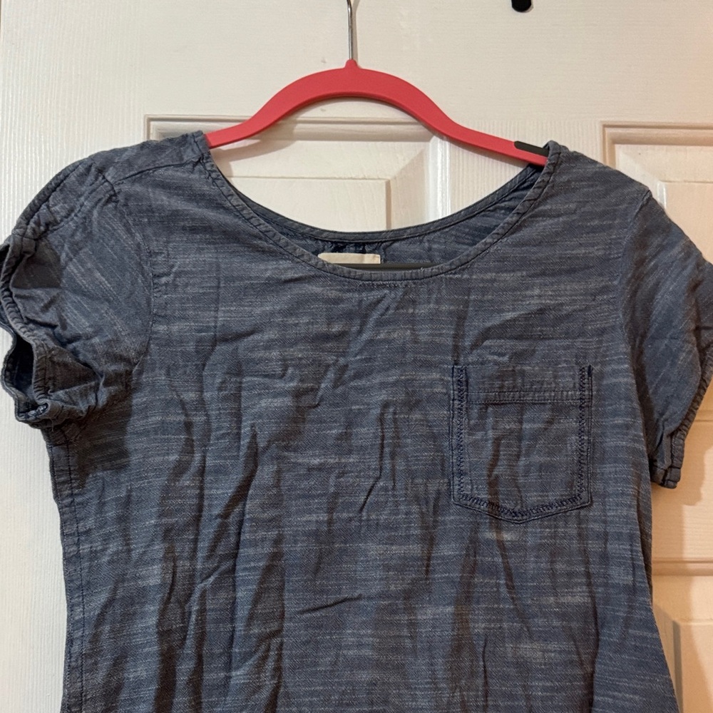 Pact Blue Mini Dress